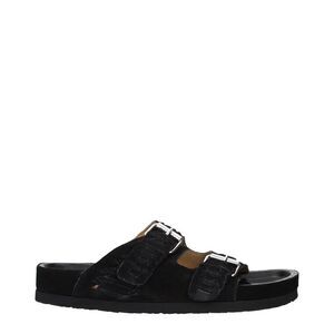 Isabel Marant Buckle Sandals Men Black